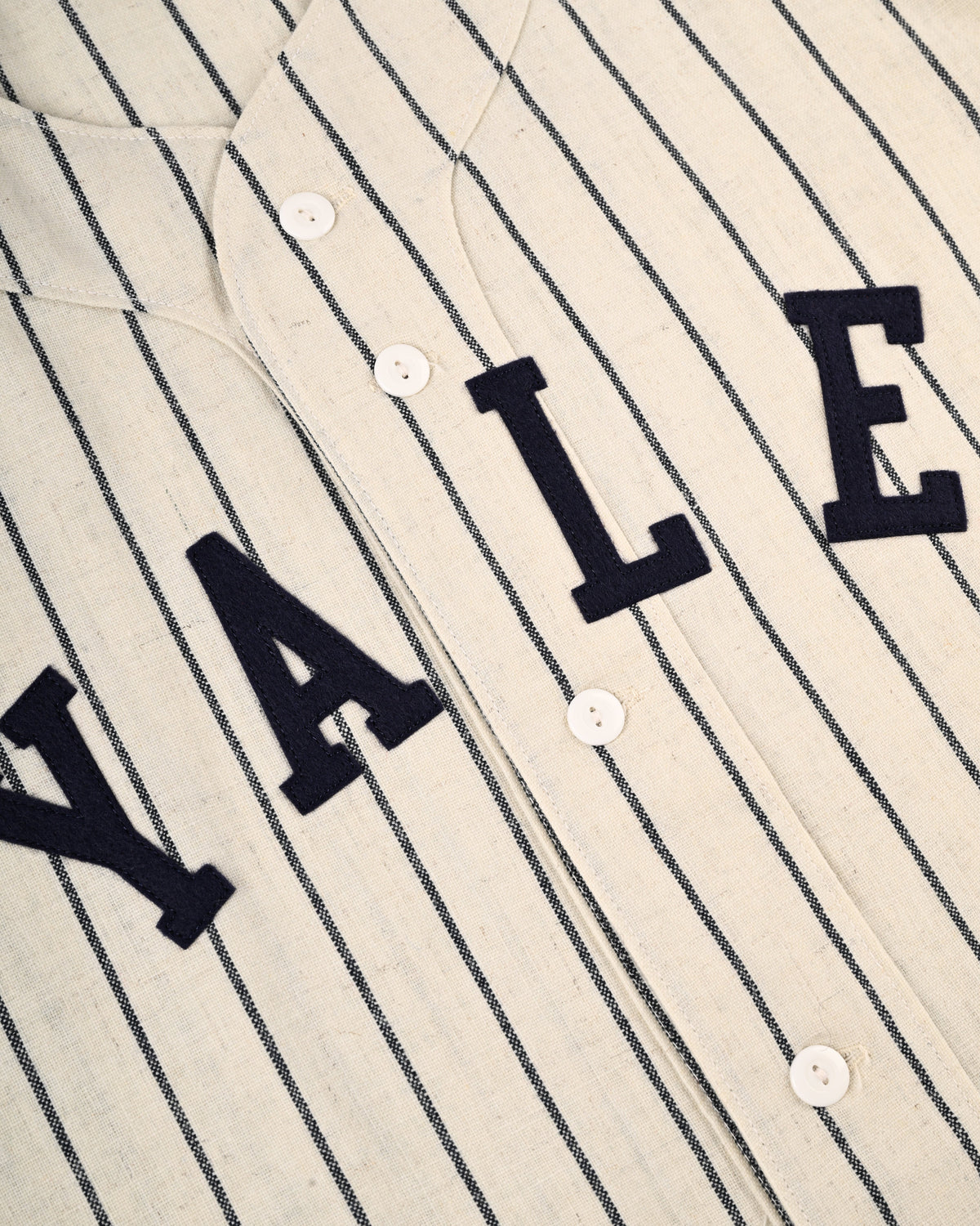 Yale University 1948 Authentic Wool Home Baseball Jersey product image 4, provided for visual reference and product detail