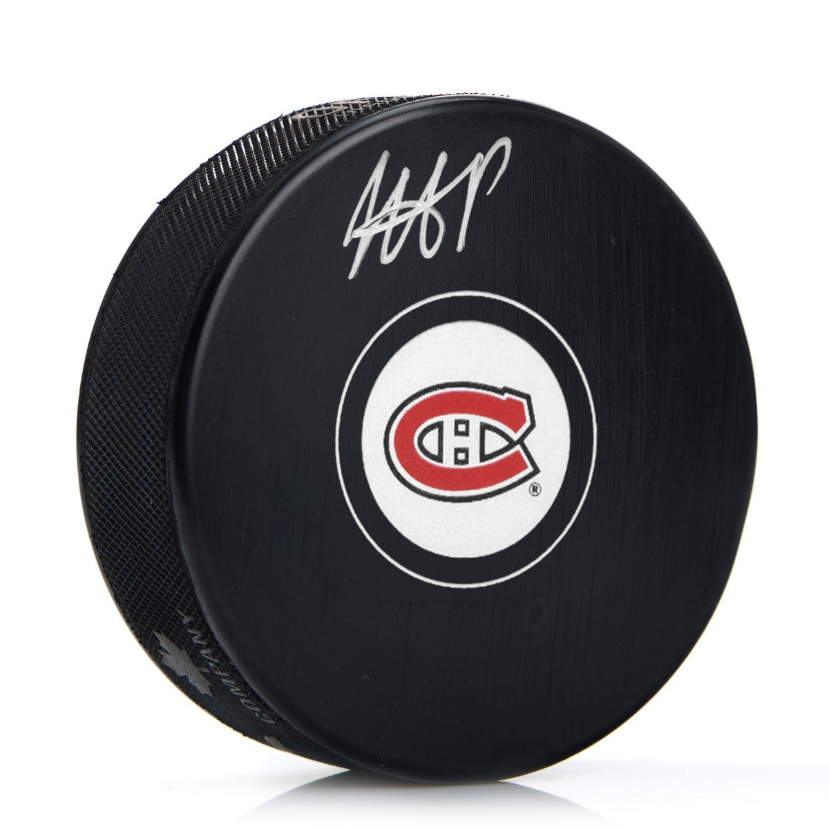 Alexander Zharovsky Autographed Montreal Canadiens Hockey Puck product image 1, provided for visual reference and product