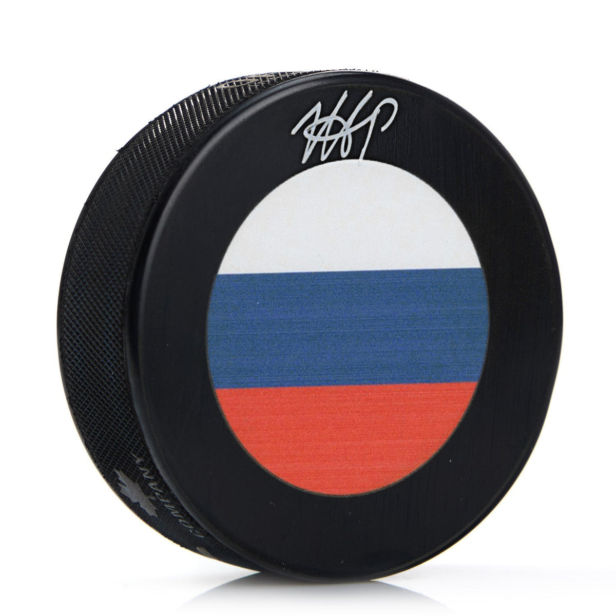 Alexander Zharovsky Autographed Team Russia Hockey Puck product image 1, provided for visual reference and product detail