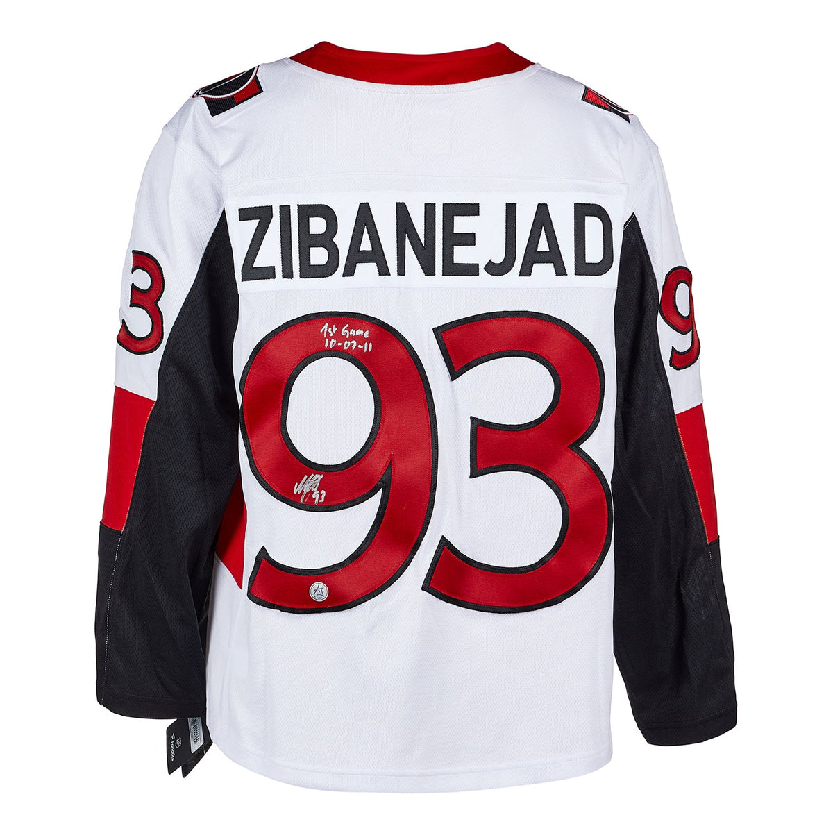 Mika Zibanejad Signed & Dated 1st Game Ottawa Senators Fanatics Breakaway Jersey product image 1, provided for visual