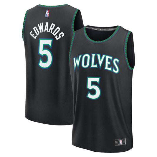 Men's Minnesota Timberwolves Anthony Edwards Fanatics Black product image 1