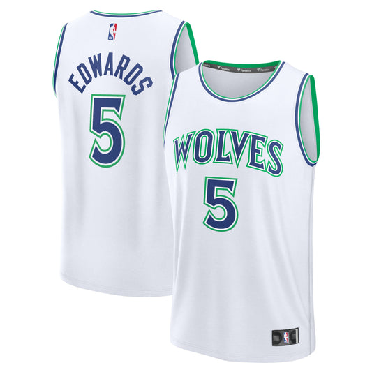Men's Minnesota Timberwolves Anthony Edwards Fanatics White product image 1