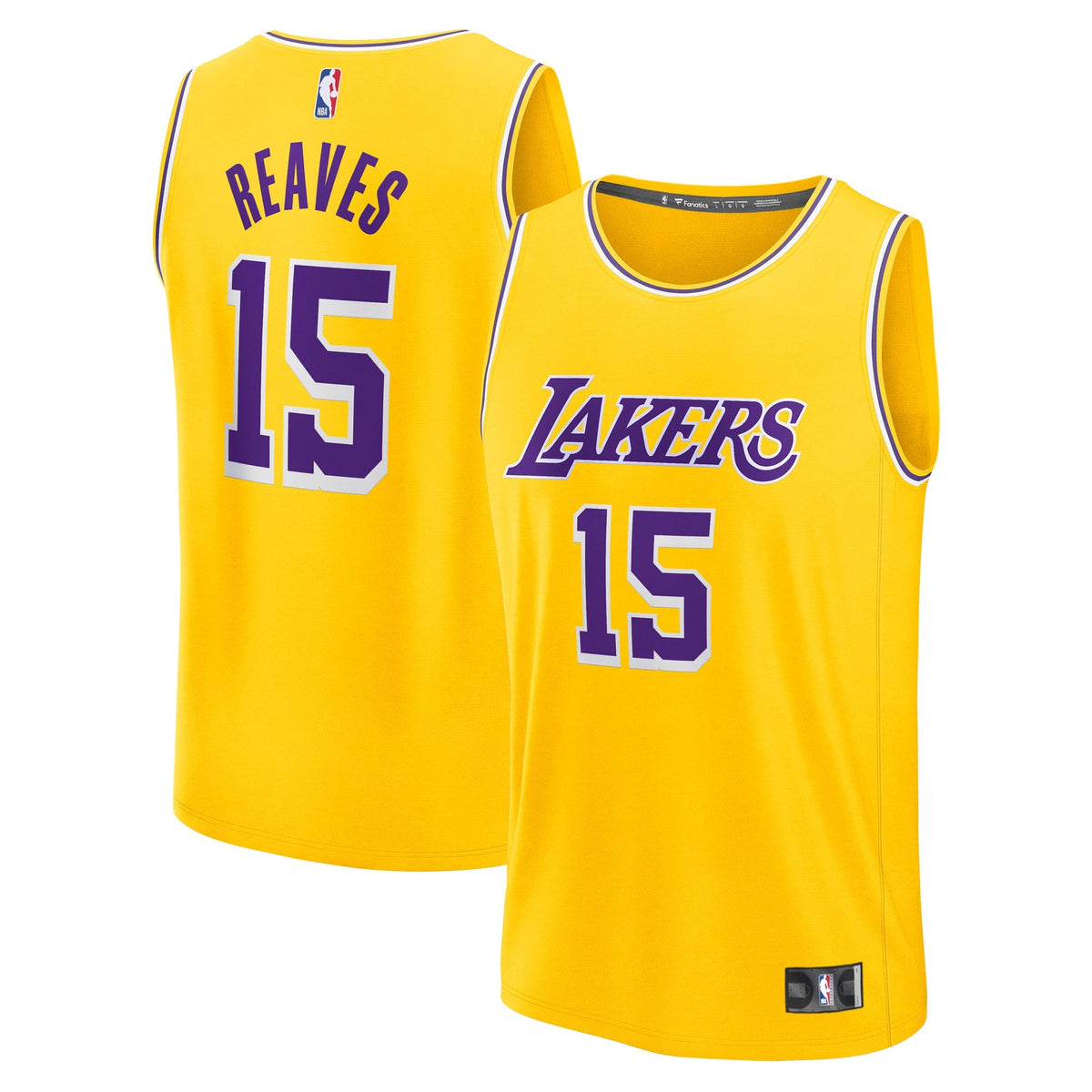 Men's Los Angeles Lakers Austin Reaves Fanatics Gold Fast product image 1