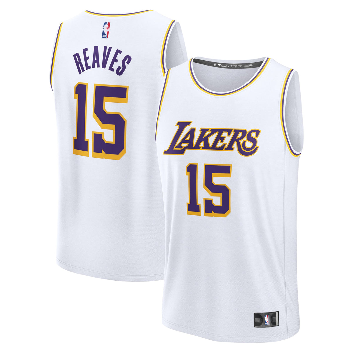 Men's Los Angeles Lakers Austin Reaves Fanatics White Fast product image 1