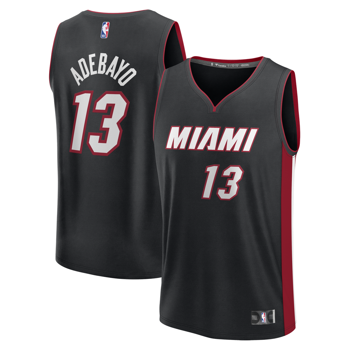 Men's Miami Heat Bam Adebayo Fanatics Black Fast Break product image 2