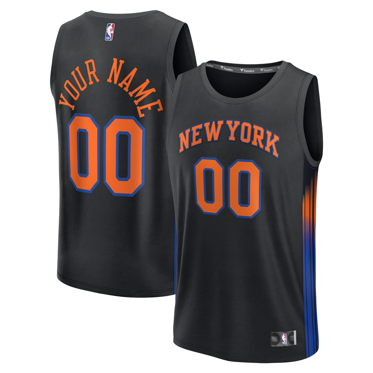 Men's New York Knicks Fanatics Black Fast Break Custom product image 2