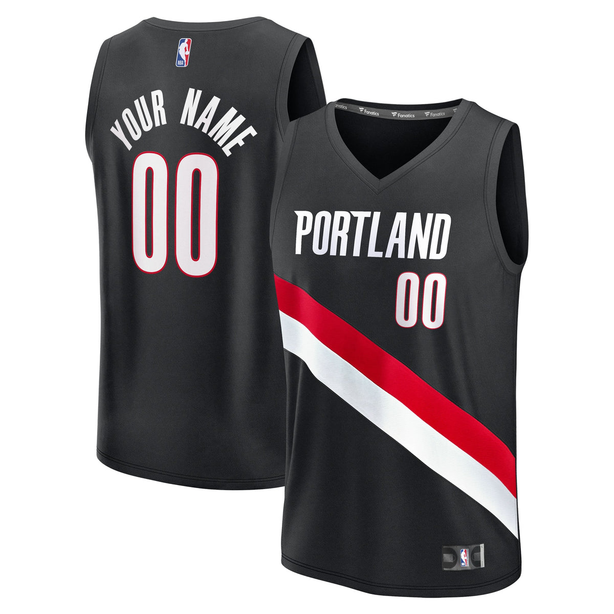 Men's Portland Trail Blazers Fanatics Black Fast Break product image 1