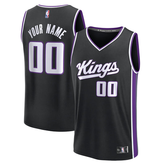 Men's Sacramento Kings Fanatics Black Fast Break Custom product image 1