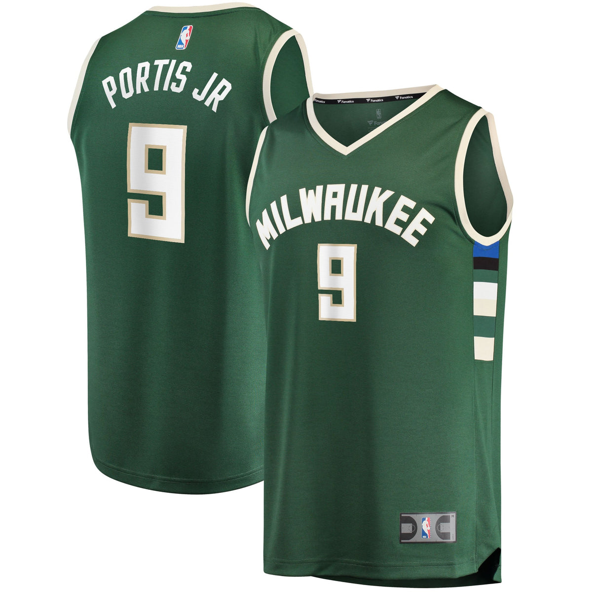 Men's Milwaukee Bucks Bobby Portis Fanatics Green Fast product image 1