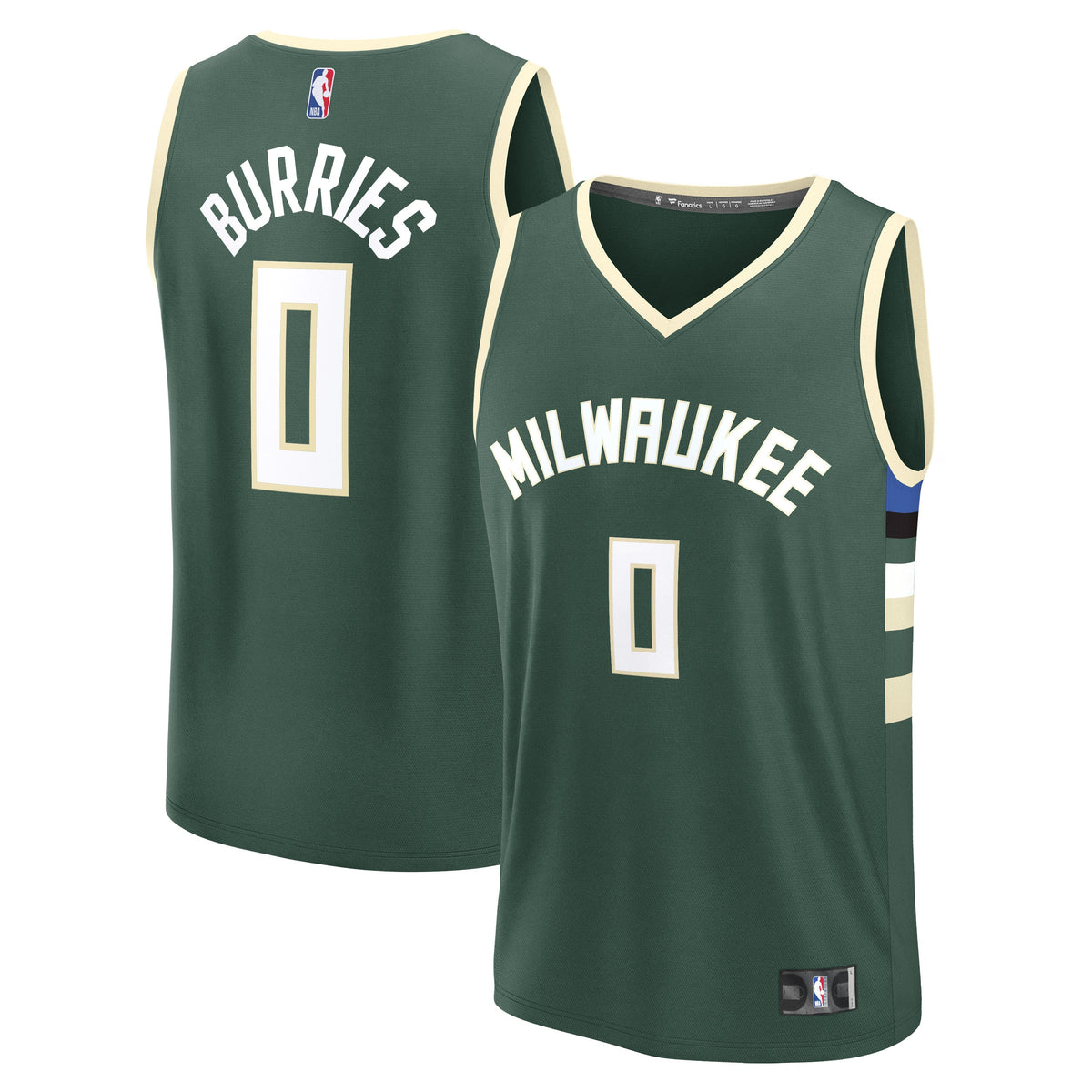 Men's Milwaukee Bucks Brayden Burries Fanatics Green 2026 product image 2