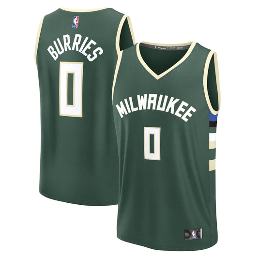 Men's Milwaukee Bucks Brayden Burries Fanatics Green 2026 product image 1