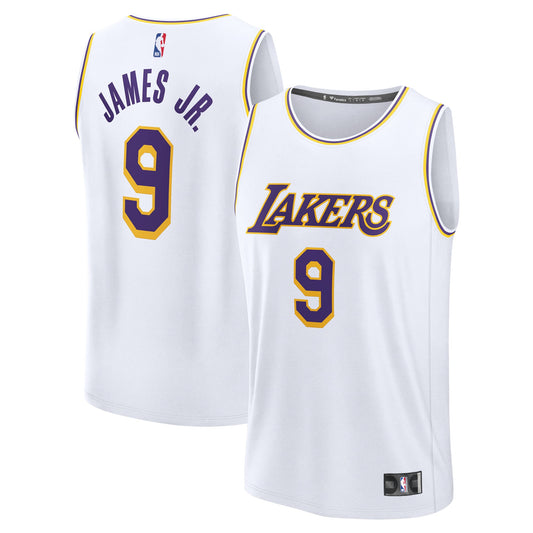 Men's Los Angeles Lakers Bronny James Fanatics White Fast product image 1
