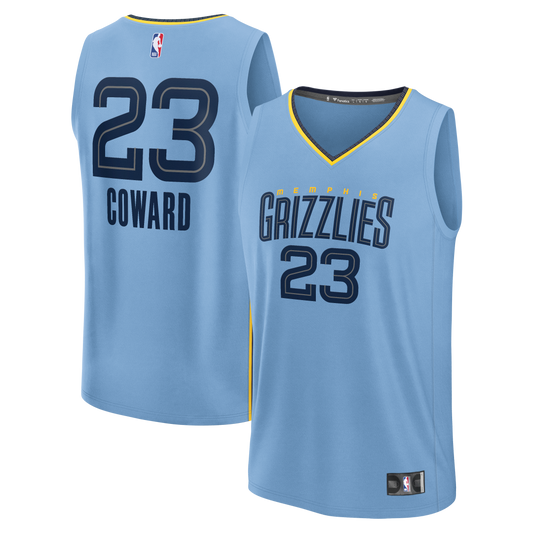 Men's Memphis Grizzlies Cedric Coward Fanatics Light Blue product image 1