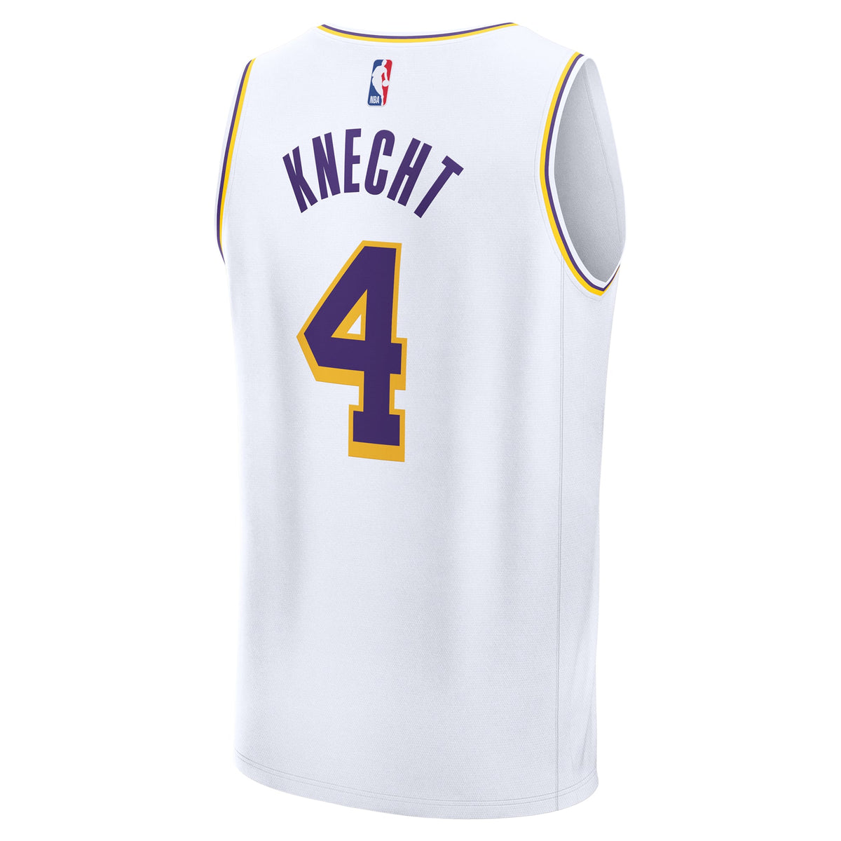 Men's Los Angeles Lakers Dalton Knecht Fanatics White Fast product image 4