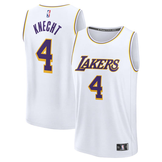 Men's Los Angeles Lakers Dalton Knecht Fanatics White Fast product image 1