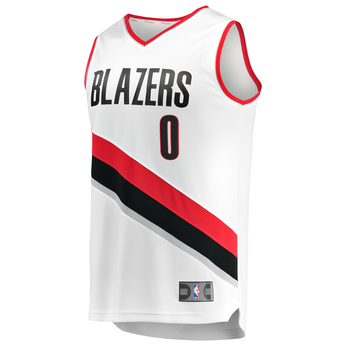 Men's Portland Trail Blazers Damian Lillard Fanatics White product image 3