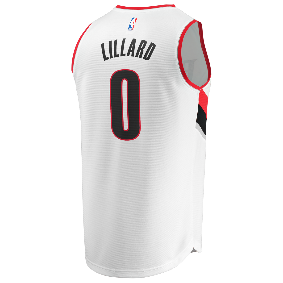 Men's Portland Trail Blazers Damian Lillard Fanatics White product image 4