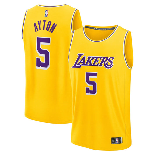 Men's Los Angeles Lakers Deandre Ayton Fanatics Gold Fast product image 1