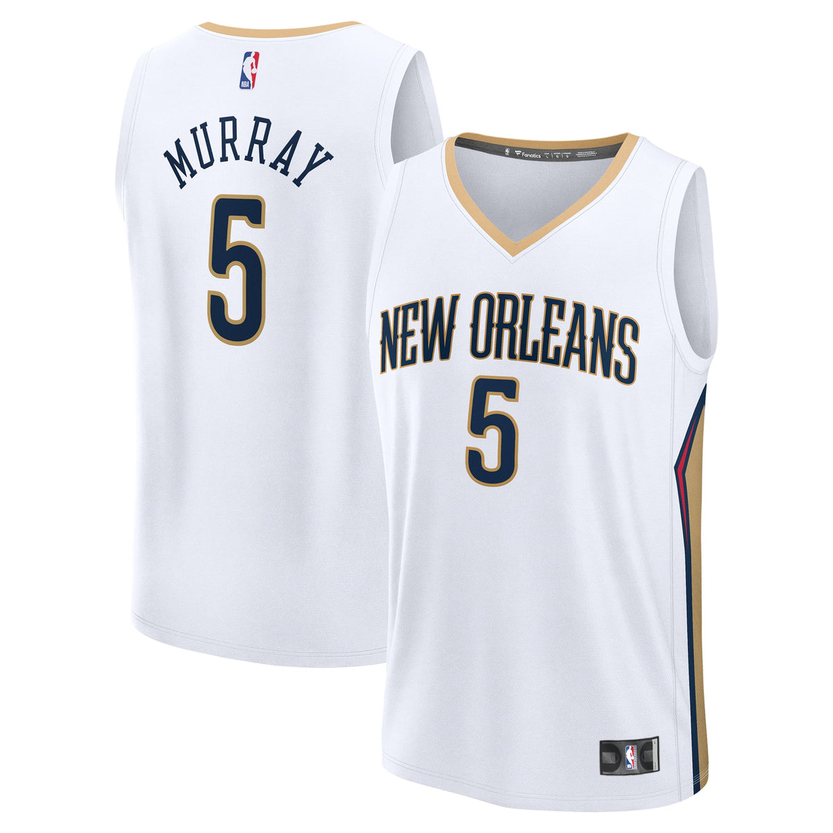 Men's New Orleans Pelicans Dejounte Murray Fanatics White product image 1