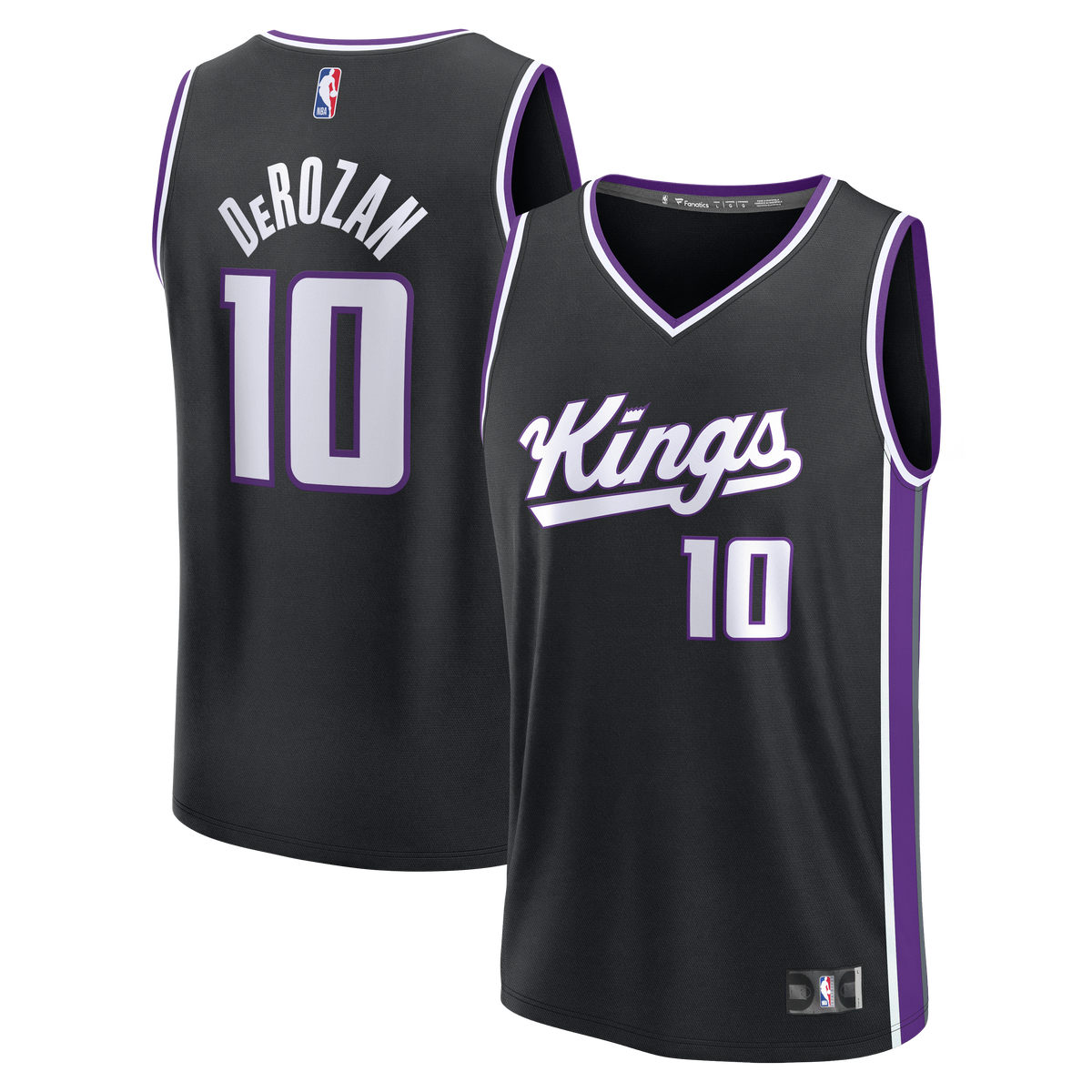 Men's Sacramento Kings DeMar DeRozan Fanatics Black Fast product image 1