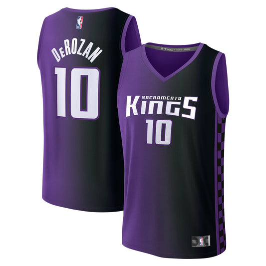 Men's Sacramento Kings DeMar DeRozan Fanatics Purple Fast product image 1