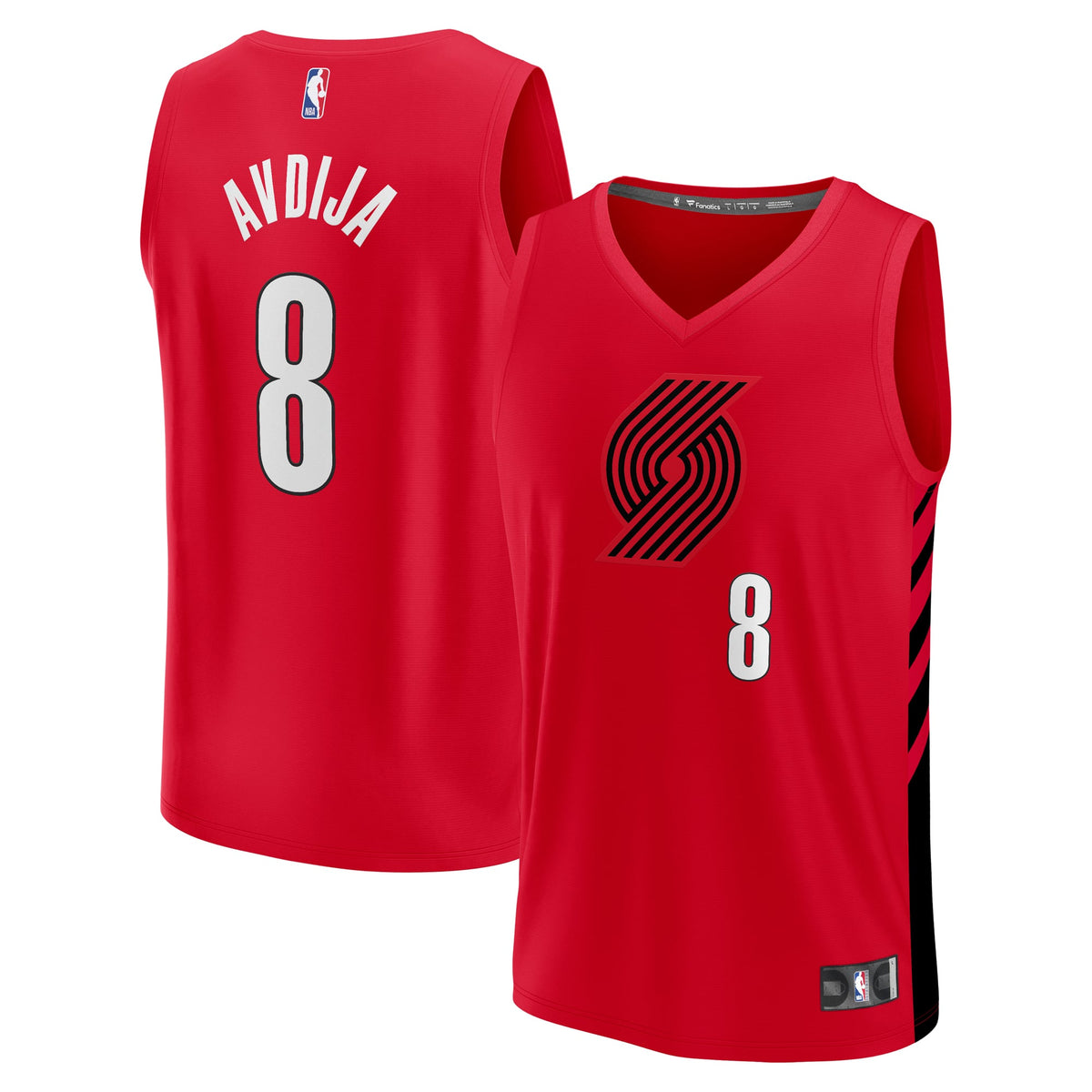 Men's Portland Trail Blazers Deni Avdija Fanatics Red Fast product image 1