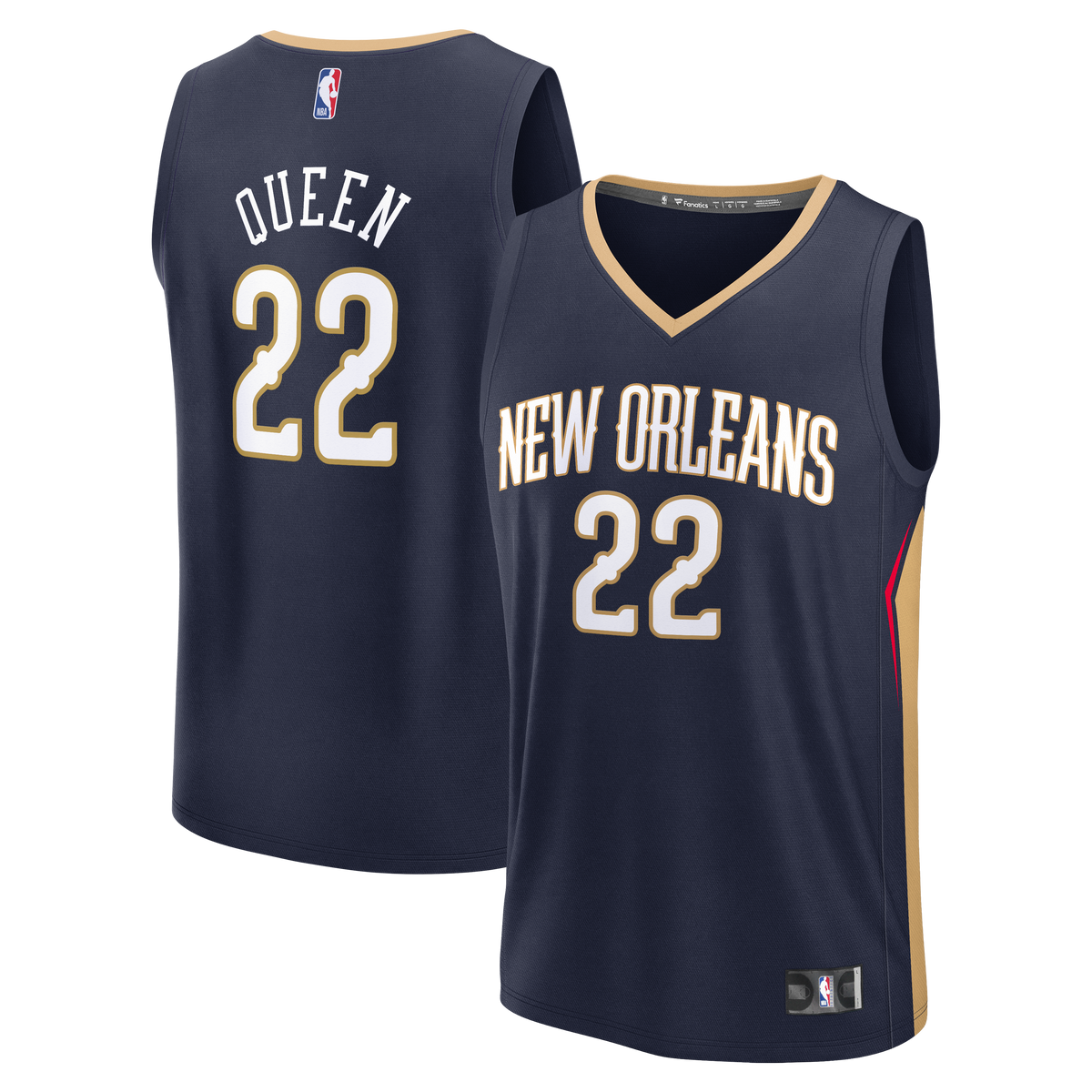 Men's New Orleans Pelicans Derik Queen Fanatics Navy Fast product image 1