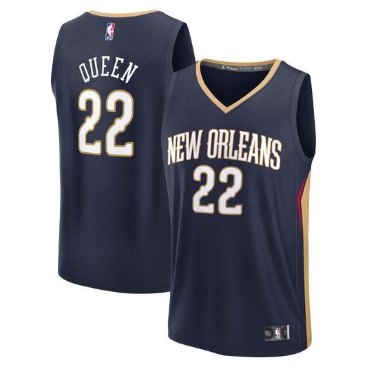 Men's New Orleans Pelicans Derik Queen Fanatics Navy Fast product image 1