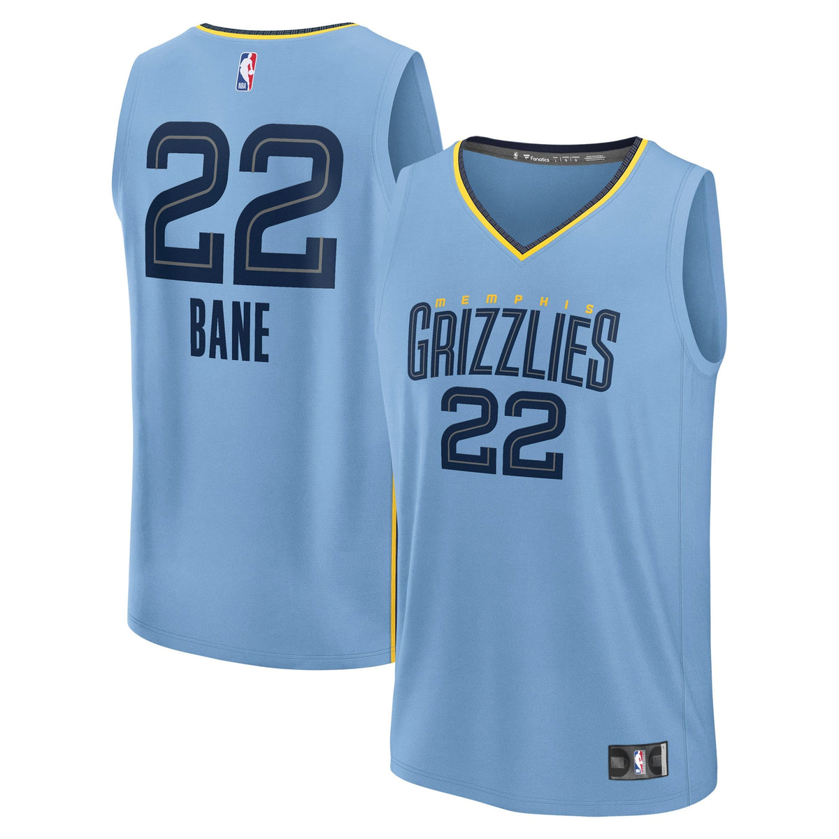 Men's Memphis Grizzlies Desmond Bane Fanatics Light Blue product image 2