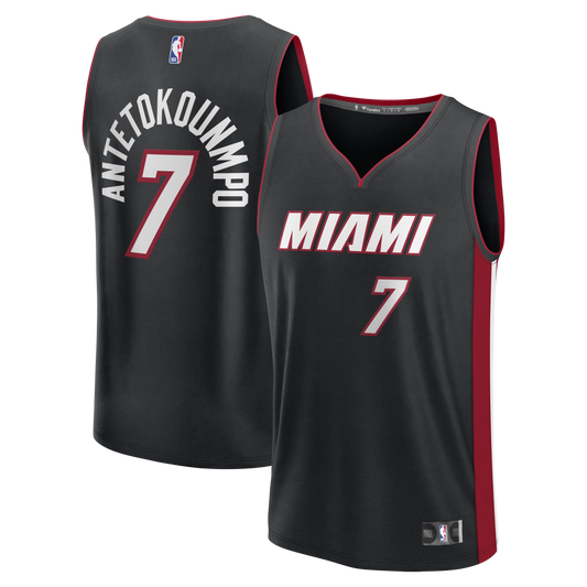 Men's Miami Heat Giannis Antetokounmpo Fanatics Black Fast product image 1