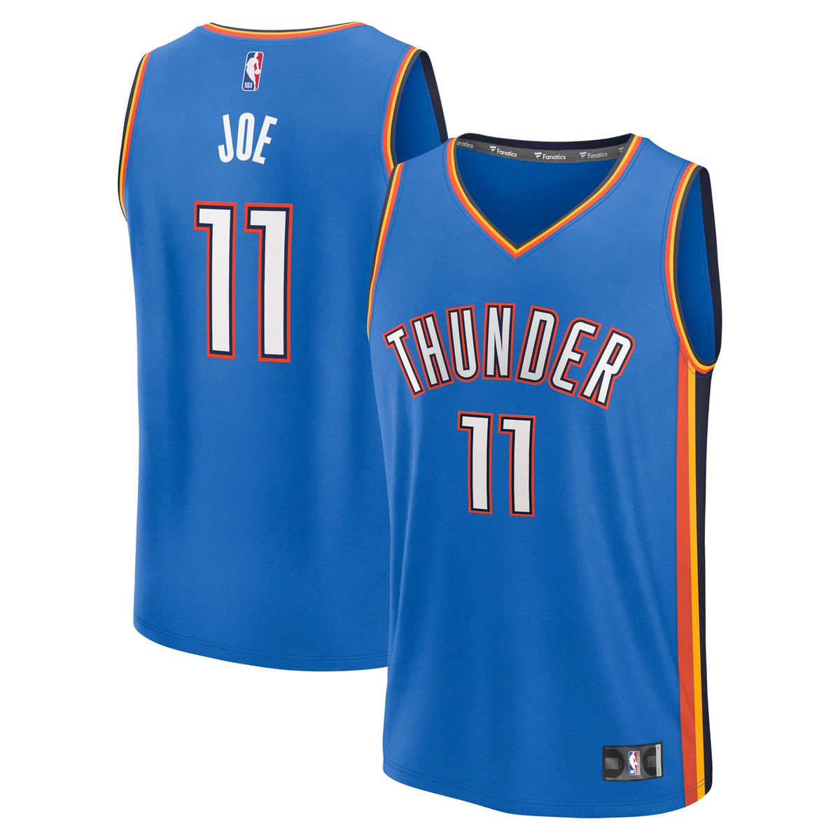 Men's Oklahoma City Thunder Isaiah Joe Fanatics Blue Fast product image 2