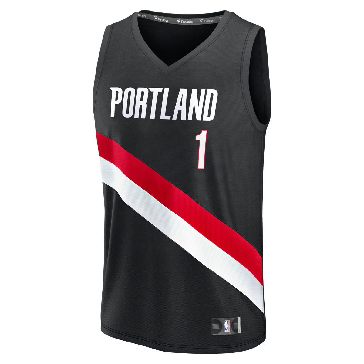 Men's Portland Trail Blazers Ja Morant Fanatics Black Fast product image 3