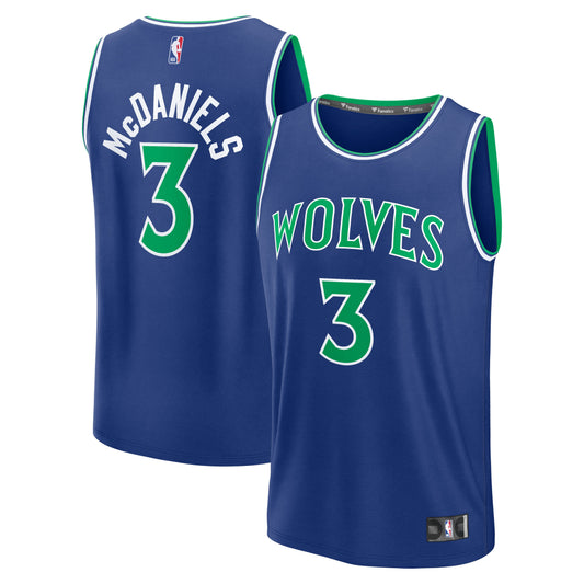Men's Minnesota Timberwolves Jaden McDaniels Fanatics Blue product image 1