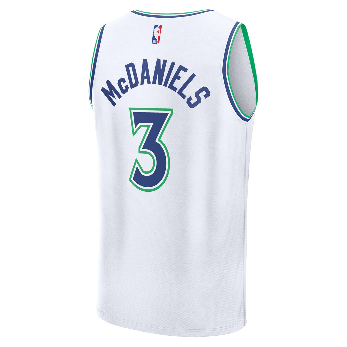 Men's Minnesota Timberwolves Jaden McDaniels Fanatics White product image 4