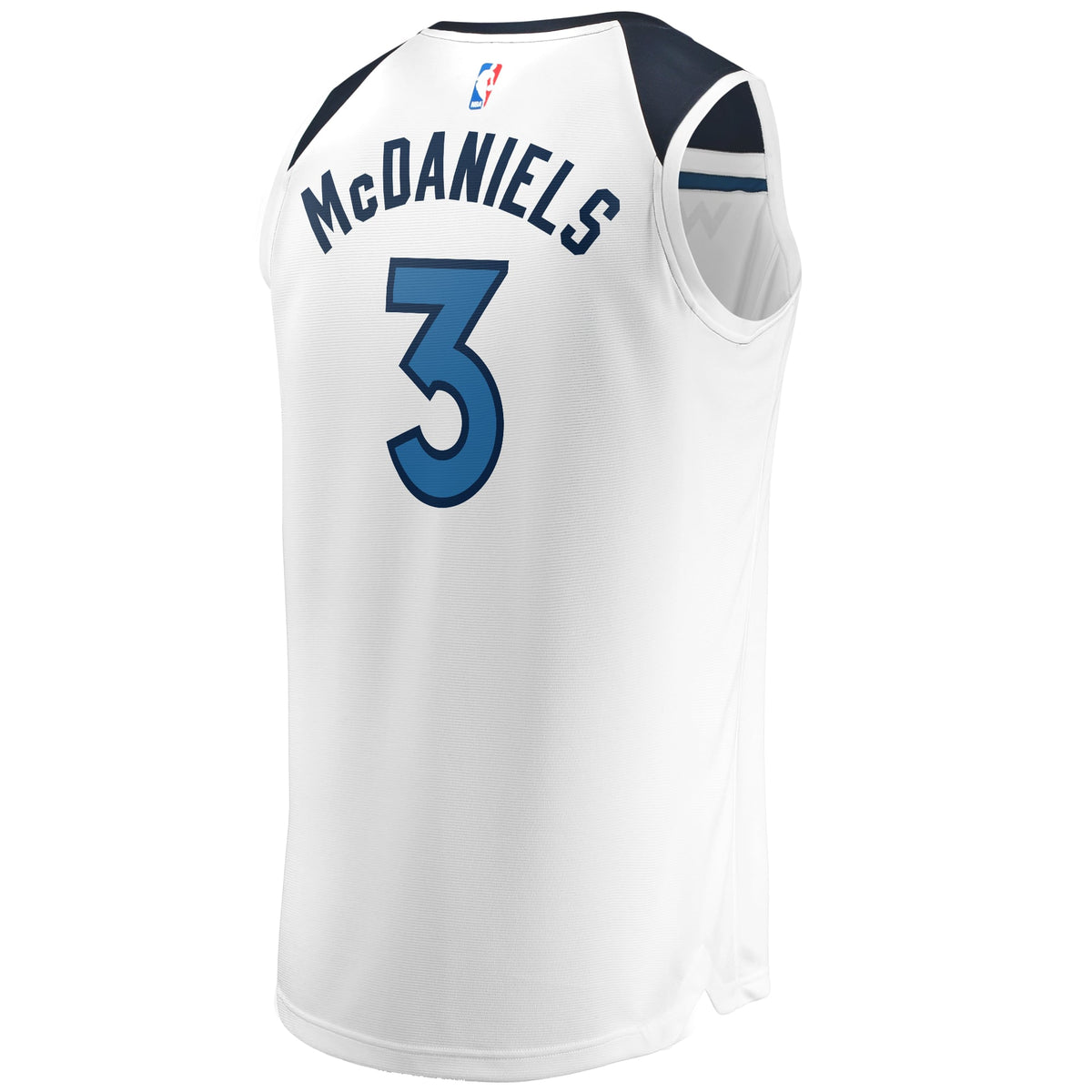 Men's Minnesota Timberwolves Jaden McDaniels Fanatics White product image 4