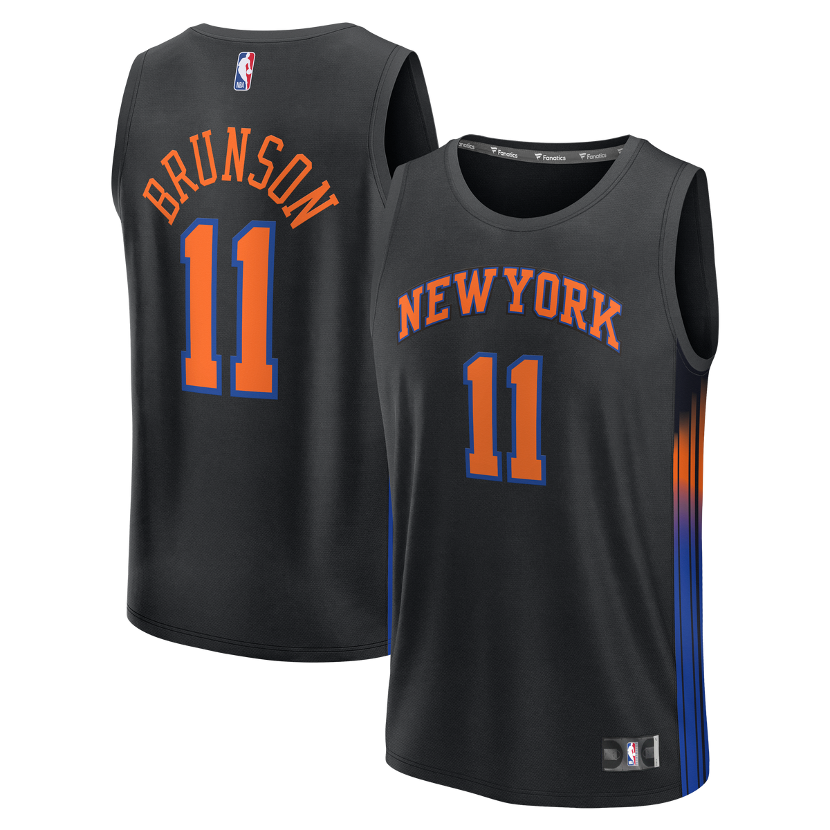 Men's New York Knicks Jalen Brunson Fanatics Black Fast product image 2