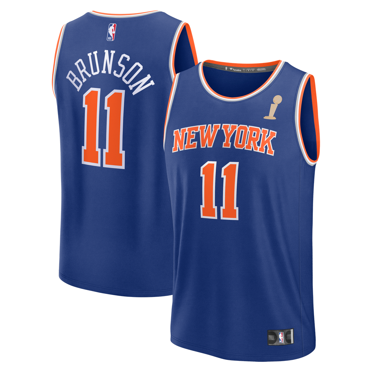 Men's New York Knicks Jalen Brunson Fanatics Blue 2026 NBA product image 1