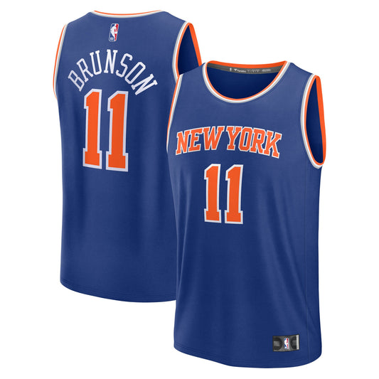 Men's New York Knicks Jalen Brunson Fanatics Blue Fast product image 1