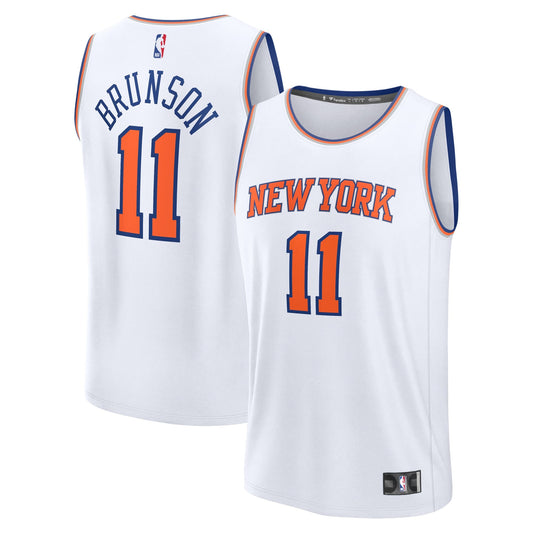Men's New York Knicks Jalen Brunson Fanatics White Fast product image 1