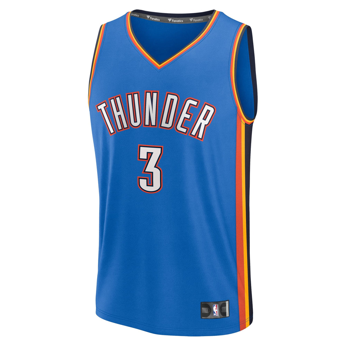 Men's Oklahoma City Thunder Jared McCain Fanatics Blue Fast product image 3