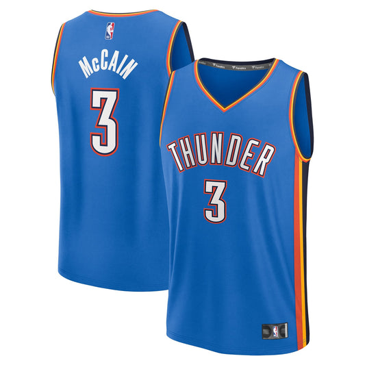 Men's Oklahoma City Thunder Jared McCain Fanatics Blue Fast product image 1
