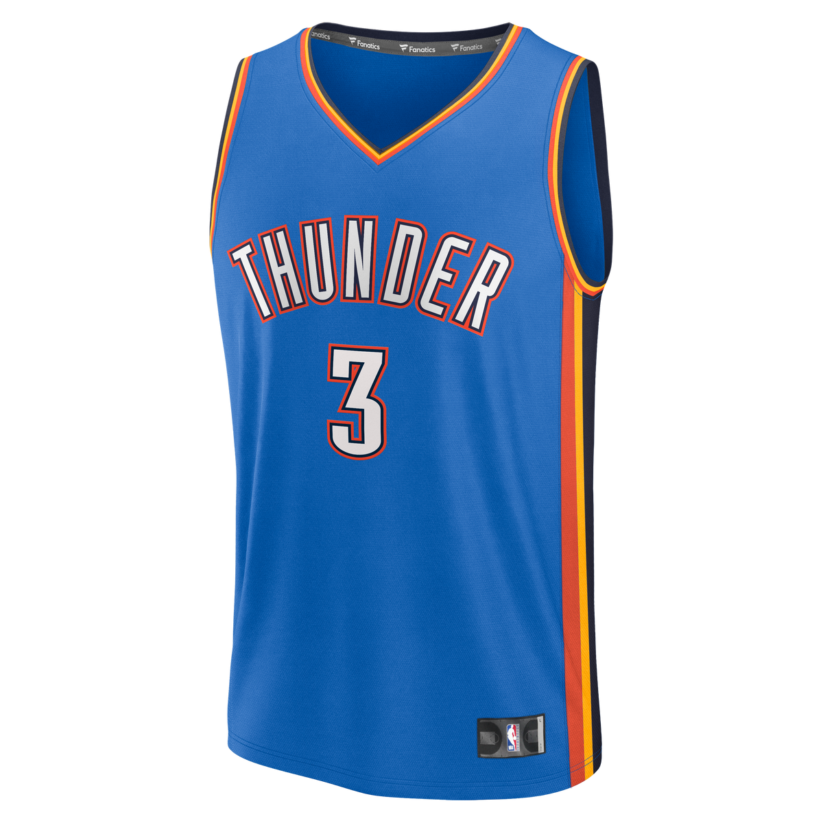 Men's Oklahoma City Thunder Jared McCain Fanatics Blue Fast product image 3