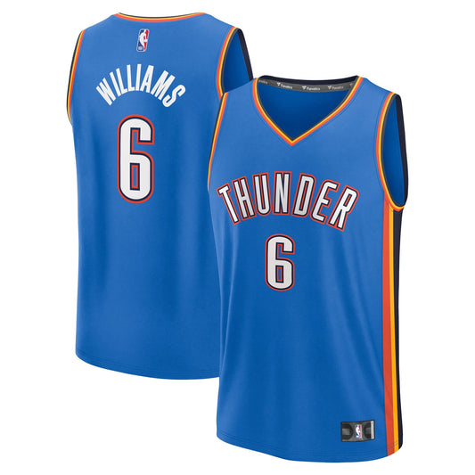 Men's Oklahoma City Thunder Jaylin Williams Fanatics Blue product image 1