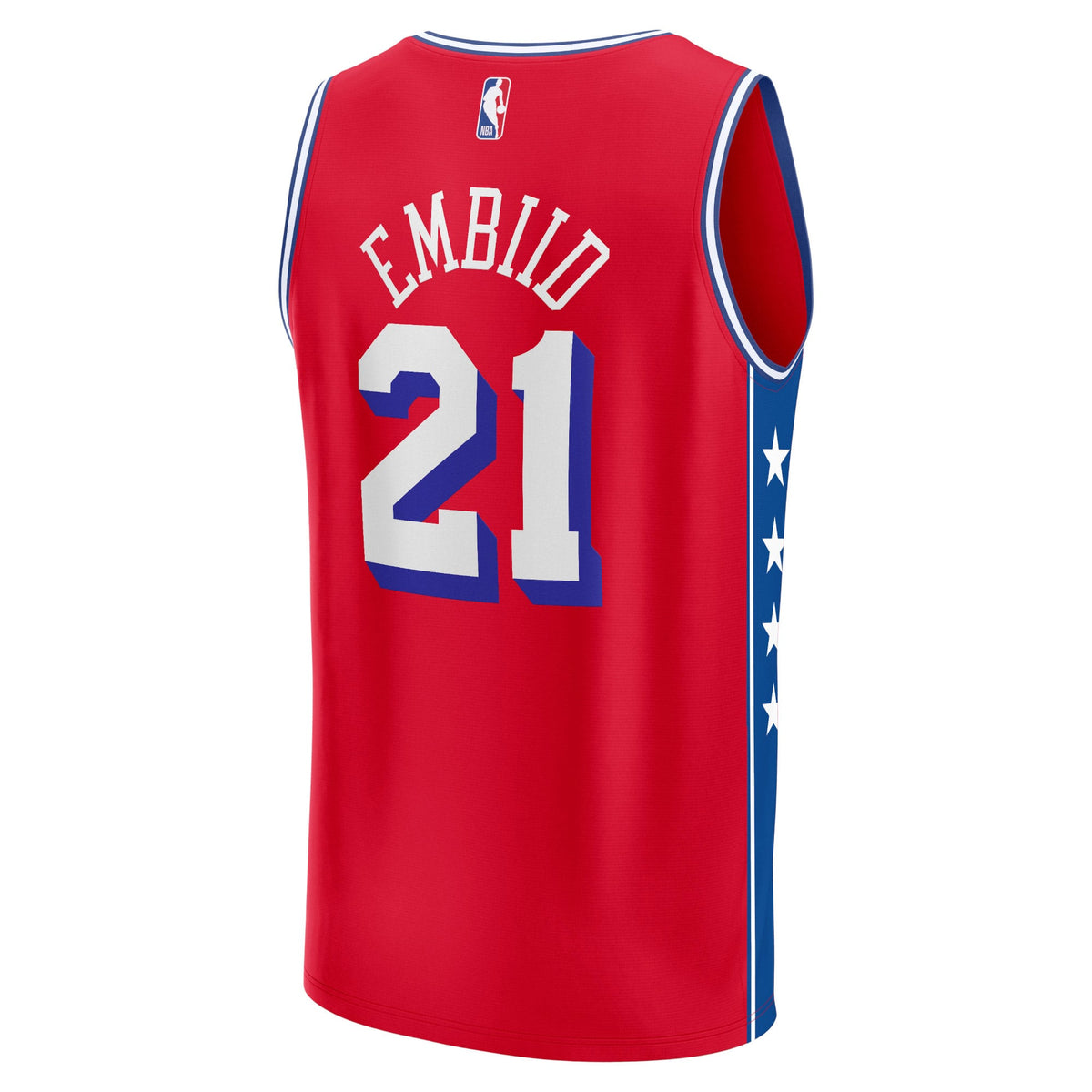 Men's Philadelphia 76ers Joel Embiid Fanatics Red Fast product image 4