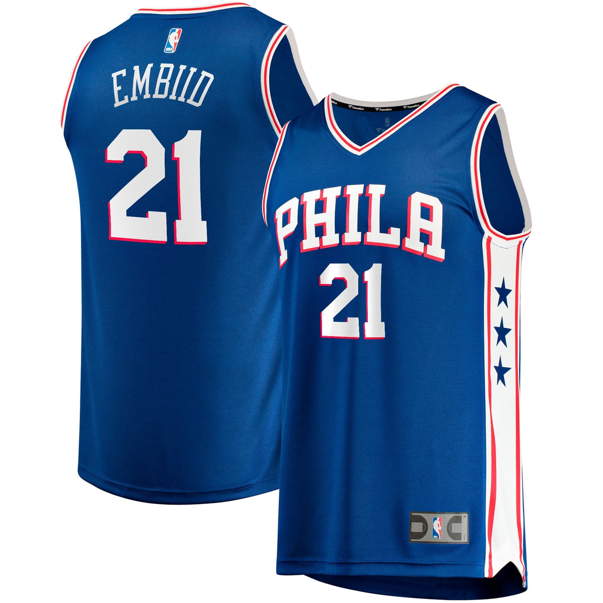 Men's Philadelphia 76ers Joel Embiid Fanatics Royal Big & product image 1