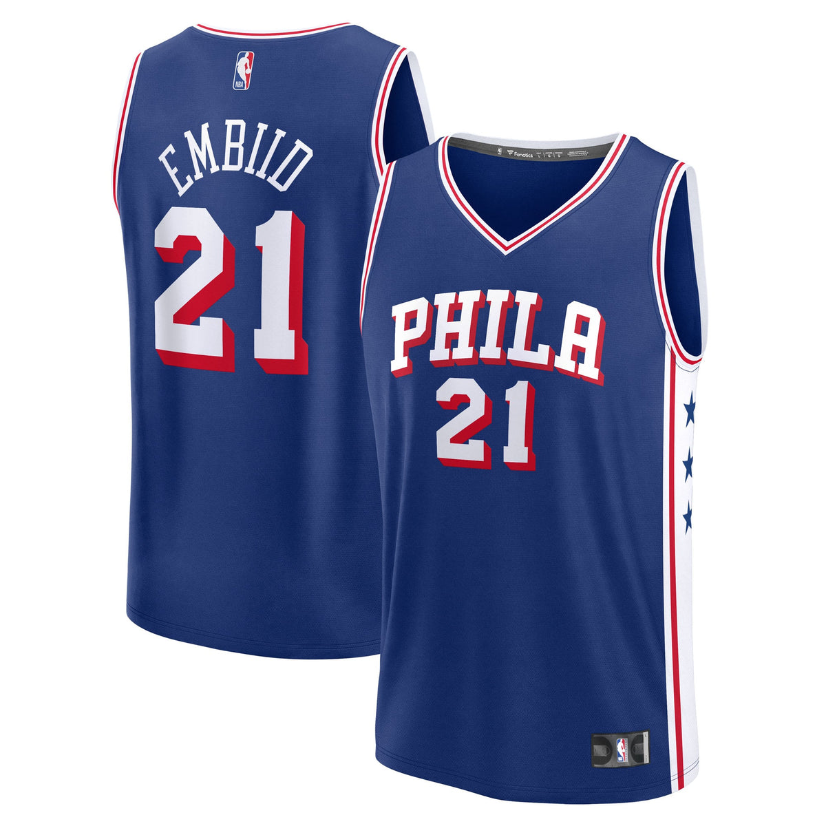 Men's Philadelphia 76ers Joel Embiid Fanatics Royal Fast product image 1