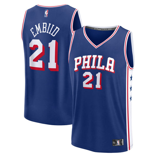 Men's Philadelphia 76ers Joel Embiid Fanatics Royal Fast product image 1
