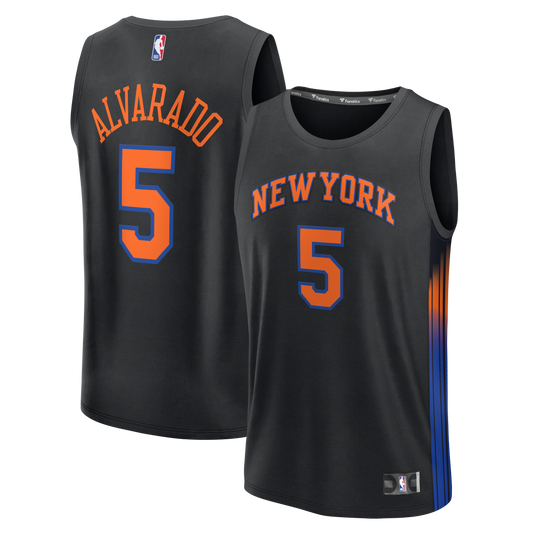 Men's New York Knicks Jose Alvarado Fanatics Black Fast product image 1
