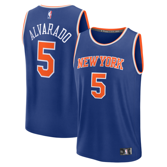 Men's New York Knicks Jose Alvarado Fanatics Blue Fast product image 1