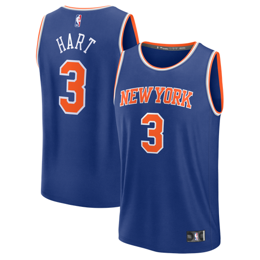 Men's New York Knicks Josh Hart Fanatics Blue Fast Break product image 1